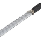 Thumbnail image #2 for JB Prince F. Dick D952 Sharpening Steel, 11" Multi-Cut, Polypropylene Handle, Black