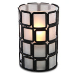Thumbnail image #2 for Sterno Industrial Chic 85276 Glass Cylinder Candle Accessory, Frosted, 4" H x 2-3/8" Diameter