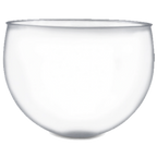 Thumbnail image #1 for JB Prince Comatec RB110 Disposable Transparent Plastic Loop Bowl, 2-3/4 oz, 2-1/4 in Dia x 1-3/4 in H