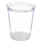 Thumbnail image #1 for Libbey APS Germany - Other APS 10506 Clear Disposable Plastic Cup Set with 8 Cups and 8 Lids
