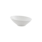 Thumbnail image #1 for Kadra Kitchenware Vikko Lightning VL-0298-1 Slanted White China Pasta Bowl, 13.5 oz, 8" Case of 12
