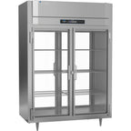 Thumbnail image #1 for Victory Refrigeration UltraSpec™ RS-2D-S1-EW-PT-G-HC Two-Section Pass-Through Reach-In Refrigerator, 55.6 cu. ft., Glass Doors, Stainless Steel
