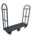 Thumbnail image #7 for Channel 16 x 60 Inch Steel U-Boat Stocking Truck with Diamond Deck, 2,000 lb Capacity