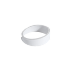 Thumbnail image #1 for G.E.T. MR351-W Round White Melamine Riser, 3-1/2" Diameter x 1-1/8" High Case of 6
