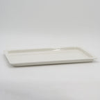 Thumbnail image #1 for Eastern Tabletop Ecoburner EB15209 Shallow Rectangular Porcelain Baking Dish, GN 1/1, White, 21.7 x 13.8 x 3.5 in