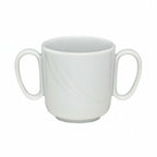 Thumbnail image #1 for Libbey Schonwald, Donna Senior 9185631 Porcelain Coffee Mug, 10-1/2 oz, 2-Handle, Stackable, Continental White
