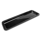 Thumbnail image #1 for Steelite Delfin, Supermarket DFTRC241010 Rectangular Market Tray, 24 x 10 x 1 in, Black Acrylic