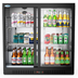 Thumbnail image #5 for KoolMore 35.4-Inch Wide Two-Section Back Bar Refrigerator, 7.4 Cu. Ft., Black, Sliding Glass Doors