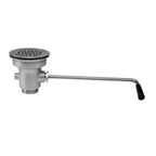 Thumbnail image #1 for Fisher 24856 Twist Waste Valve, Stainless Steel, 3-1/2" Sink Opening, 2" Drain Outlet, Basket Strainer