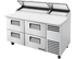 Thumbnail image #6 for True 67-Inch 2-Section Pizza Prep Table with 4 Drawers and Self-Contained Side-Mounted Refrigeration