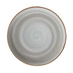 Thumbnail image #1 for G.E.T. Corona, Artisan Grey PA1607712812 . . 11-Inch Porcelain Coupe Plate, Round, Rolled Edge, Artisan Grey 1 Dozen
