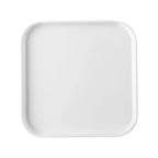 Thumbnail image #1 for CAC China Hudson XHDS-SQ8-W Square Melamine Plate, White, 8-1/8" Case of 2 Dozen
