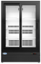 Thumbnail image #3 for Koolmore 10 Cu. Ft. Two-Section Glass Door Refrigerated Display Merchandiser with Dual Sliding Doors