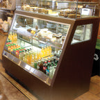 Thumbnail image #1 for RPI Industries Manhattan SCRFC4848R-MS-II 48" Refrigerated Display Case, Self-Contained, Ambient Top, Full-Service Top, Grab & Go Bottom