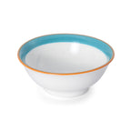 Thumbnail image #2 for Mikasa Hospitality Sunday Brunch 5260152 Turquoise Porcelain Coupe Pasta Bowl, 5.25 in, 9.3 oz Case of 36