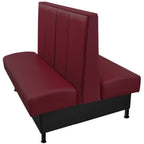 Thumbnail image #1 for Oak Street Farley FAR-4842-DBL Double Upholstered Booth, 48"L x 42"H, 12" Vertical Channelback, Springless Seat
