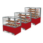 Thumbnail image #1 for Oscartek Italia 1-2-3 ITALIA 2 C 900 Multi-Level Refrigerated Chocolate & Macaron Display Case, Humidity-Controlled, 35-1/2"W x 31-1/2"D x 47-1/4"H