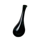 Thumbnail image #1 for Thunder Group Pearl 7000BL Melamine Serving Spoon, 1 oz., 6-3/8" L, Black Case of 40 Dozen