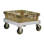 Thumbnail image #1 for New Age 1171 Aluminum Single-Stack Chilltray Dolly, Open Frame, 21-1/2"W x 22-1/2"D, 1,000 lb Capacity