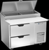 Thumbnail image #5 for 46-Inch One-Section Pizza Top Refrigerated Prep Table with 2 Drawers, 12 Cu. Ft.