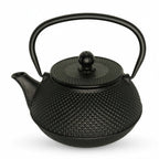 Thumbnail image #1 for Korin Inc TPI-TB1-05 Cast Iron Black Arare Teapot, 22 oz, 5.5" Diameter x 3"H