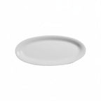 Thumbnail image #1 for Steelite International Diversified Ceramics DCI890UW Ceramic Oval Torpedo Platter, 22 x 9.75 x 2 in, Ultra White, Flared Edge
