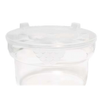 Thumbnail image #1 for G.E.T. GET LID-1000-CL Clear Round Snap-On Plastic Replacement Lid for CR-1000 1 Dozen