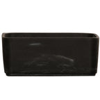 Thumbnail image #2 for Cal-Mil 23739-8-124 Square Resin Bowl, 8"W x 8"D x 3.25"H, Black Marble