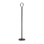 Thumbnail image #1 for TableCraft Products BK1912 Metal Number Stand, 12" Tall, 2.5" Base, Black Powder Coat Case of 12