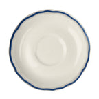 Thumbnail image #1 for Steelite International HL Ivory HL58063929 Round China Saucer, 5.625", Styleline Blue, Scalloped Edge Case of 3 Dozen