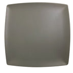 Thumbnail image #1 for Thunder Group Classic 29012SG Square Melamine Plate, 12" x 12", 1" Deep, Stone Grey, Rolled Edge 1 Dozen