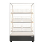 Thumbnail image #2 for Koolmore KM-FDC-B6 Refrigerated Bakery Display Case, 30"W, 3-Tier, Straight Glass, Self-Contained, Black