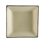 Thumbnail image #1 for CAC China Japanese Style 6-S16-W 10-Inch Square Ceramic Plate, Reactive Glaze, Creamy White 1 Dozen