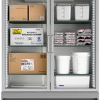 Thumbnail image #5 for Koolmore RIR-2D-GD 54-Inch Two-Section Glass-Door Reach-In Refrigerator, 47 Cu. Ft., Bottom-Mounted Self-Contained, Stainless Steel