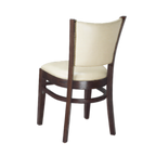 Thumbnail image #2 for G & A Commercial Seating Bristol 4632 Stackable Upholstered Side Chair with Padded Back and Seat, Nailheads, European Beechwood Frame