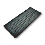 Thumbnail image #1 for Mikasa Hospitality F2d 5314988 Rectangular Blue Porcelain Plate, 14.17 x 5.9 in Case of 16