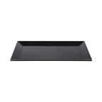 Thumbnail image #1 for G.E.T. Wave - EGS M914RC-B Rectangular Melamine Platter, Black, 13-3/4 x 9 x 1 in Case of 6
