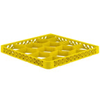 Thumbnail image #1 for Vollrath Rack Max® TRJ-08 Full-Size Dishwasher Rack Extender, 12 Compartments, Yellow, 19-3/4" x 19-3/4" x 1-9/16" Case of 12