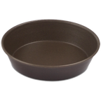 Thumbnail image #1 for JB Prince M201 80 Flan Mold, 3" Diameter x 3/4" Height, Steel, Non-Stick, Brown