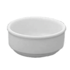 Thumbnail image #1 for Tableware Solutions USA Plain White by Continental 50CCPWD071 White China Butter Dish, Round, 3-3/4 in, Oven/Microwave Safe Case of 24