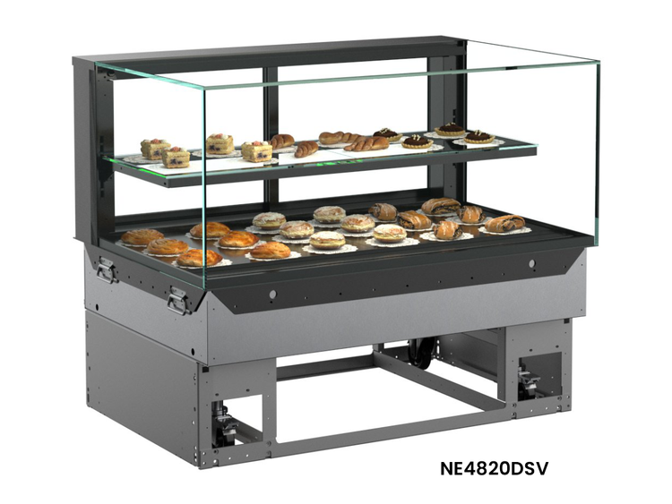 Product image #5 for Reveal Non-Refrigerated Full Service Slide-In Counter Case, 47-3/4 Inch Wide