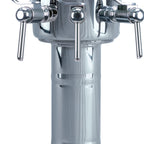 Thumbnail image #5 for Micro Matic USA Sommelier MTM-3PSS-W Countertop Air-Cooled Wine Font, 3 Stainless Steel Side-Pull Faucets, Polished Finish