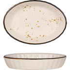 Thumbnail image #1 for International Tableware Splash™ SH-SOFR-55-CR ™ Crème Brûlée Dish, 8 oz, 5-1/8" Diameter, Fluted Stoneware, Crème 1 Dozen