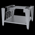 Thumbnail image #2 for Garland Stainless Steel Rack Guide and Shelf Accessory for Convection Oven Bases, No Casters