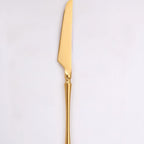 Thumbnail image #1 for Kadra Kitchenware Vikko Dine VF-KN35-IG Steak Knife, Mirror Finish, Gold, 18/10 Stainless Steel Case of 12