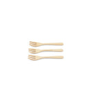 Thumbnail image #1 for JB Prince SIER RB520 Disposable Bamboo Dessert Fork, 70% Bagasse and 30% Wood Pulp Case of 2400