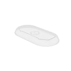 Thumbnail image #1 for Global Tableware Collective Dalebrook, Hive DBTCC7215L Oval Clear Plastic Tray Lid, 7-1/2" x 6" x 3/4"