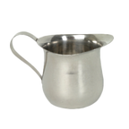 Thumbnail image #1 for Thunder Group SLRBC003 Stainless Steel Bell-Shaped Creamer, 8 oz, Open Rim, Loop Handle Case of 144