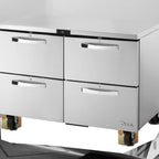 Thumbnail image #5 for True Mfg. - General Foodservice SPEC SERIES TUC-48D-4-HC~SPEC3 48-Inch Undercounter Drawer Refrigerator, 4 Drawers, Stainless Steel, R290
