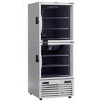Thumbnail image #1 for Minus Forty / QBD 22-UDGH-L2-SL Due North Minus forty 2-Door Glass Door Hybrid Refrigerator-Freezer, 10.74 cu. ft. Refrigerator/11.44 cu.
